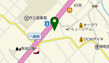 ジャングルジャングル 岸和田店の地図画像