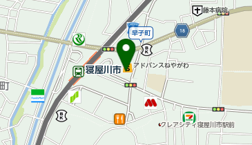 アミーゴ書店 寝屋川店の地図画像