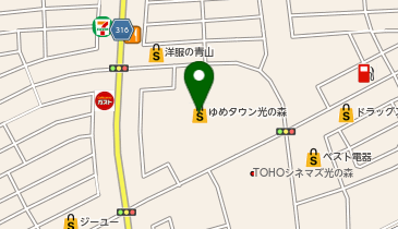 Lovetoxic(ラブトキシック) ゆめタウン光の森店の地図画像