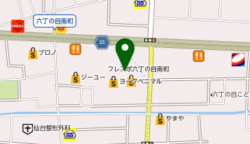 GU(ジーユー) フレスポ仙台店の地図画像