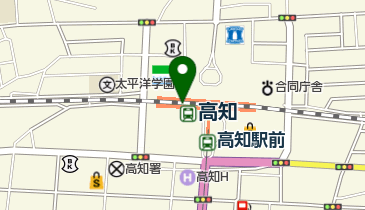 ゆうちょ銀行 松山支店 JR高知駅出張所の地図画像