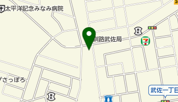 メガネの金安 武佐店の地図画像