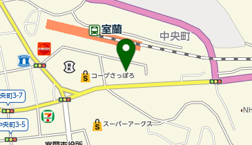 ダイナム 室蘭店ゆったり館の地図画像