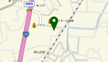 ザ・ダイソー ニトリモール宮崎店の地図画像
