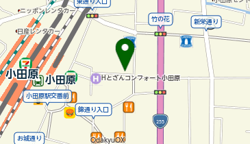 KICONA(キコーナ) タウンライト小田原栄町店の地図画像