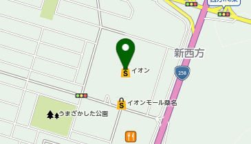 ルナワールド イオンモール桑名店の地図画像