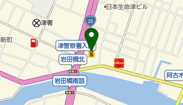 ハハトコ食堂 津 松菱店の地図画像