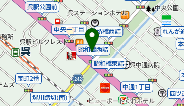 メガネ21 呉店の地図画像