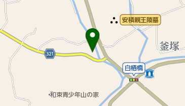 和束茶カフェの地図画像