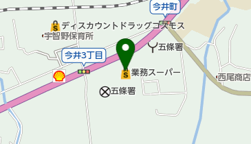 生鮮&業務スーパー ボトルワールドOK 五條店の地図画像