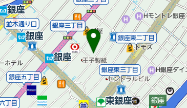 王子サーモン銀座店の地図画像