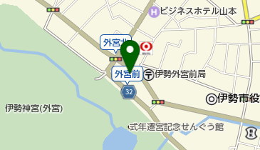 赤福 外宮前特設店の地図画像