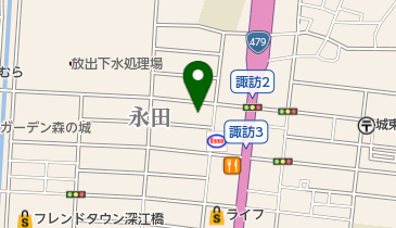 アミューズ 深江店の地図画像