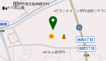 HANAGOROMO(ハナゴロモ) イオンモール伊丹昆陽店の地図画像