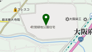 水無瀬川緑地公園の地図画像