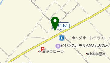 三菱クリーンカー中標津の地図画像