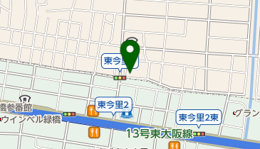 生鮮スーパー たこ一 緑橋店の地図画像