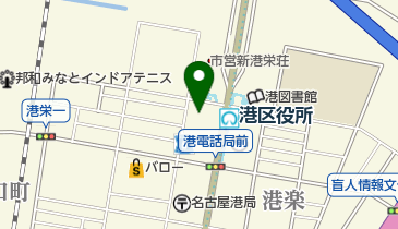 伊予製麺 名古屋みなと店の地図画像