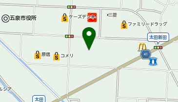 ダイナム 五泉店の地図画像