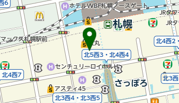 ステラおばさんのクッキー 札幌アピア店の地図画像