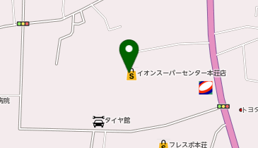 銀座 コージーコーナー イオンスーパーセンター本荘店の地図画像