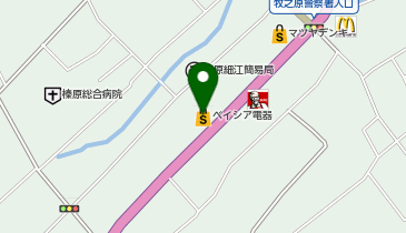 ベイシア電器 榛原店の地図画像