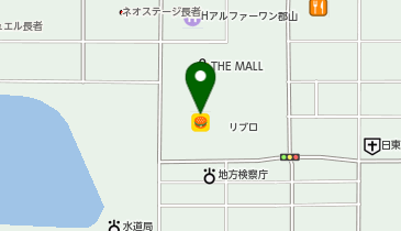 銀座 コージーコーナー LIVIN郡山店の地図画像