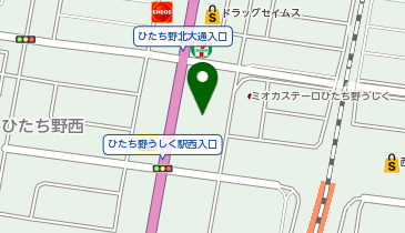 銀座 コージーコーナー ヨークベニマルひたち野うしく店の地図画像