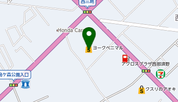 銀座 コージーコーナー ヨークベニマル西那須野店の地図画像