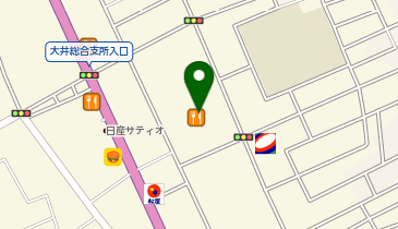 銀座 コージーコーナー イオン大井店の地図画像