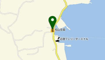 松山生協 泊店の地図画像