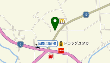 洗たく館 園部店の地図画像