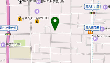洗たく館 九条店の地図画像