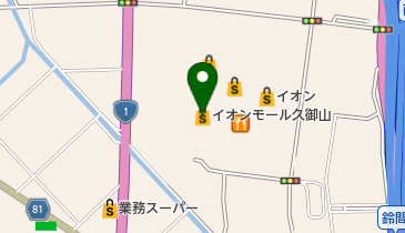 イオンモール久御山の地図画像