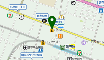 京樽 調布PARCO店の地図画像