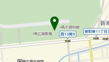 十勝輓馬神社の地図画像