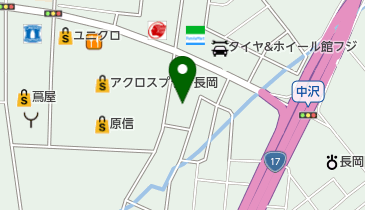 ほぐしの名人 長岡美沢店の地図画像