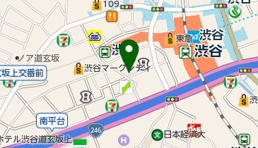 名代富士そば 道玄坂店の地図画像