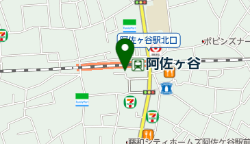 名代富士そば 阿佐ヶ谷店の地図画像