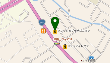 FRESH PLAZA Union(フレッシュプラザユニオン) 津嘉山店の地図画像