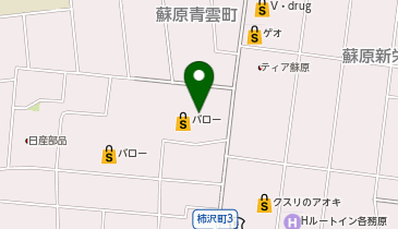 スパークル バロー各務原中央店の地図画像