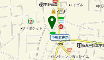 薬膳&times;オリーブ料理 ナカノバの地図画像