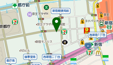 パートナーエージェント 西新宿店の地図画像