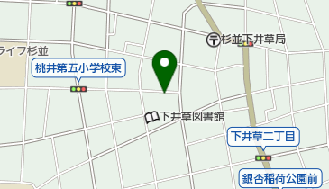 徳心館弓道場の地図画像