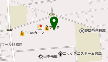 銀座コージーコーナー アピタ各務原店の地図画像
