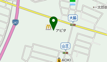 銀座コージーコーナー アピタ東海荒尾店の地図画像