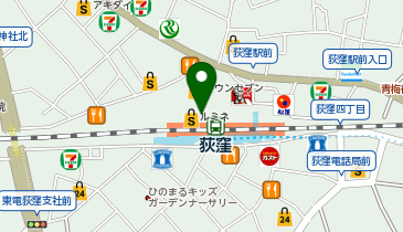 よみうりカルチャー荻窪 ルミネ荻窪店の地図画像