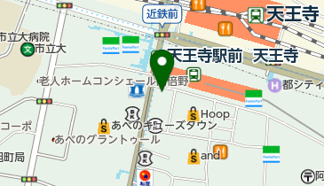 BEAUTY LASH(ビューティーラッシュ) あべの店の地図画像