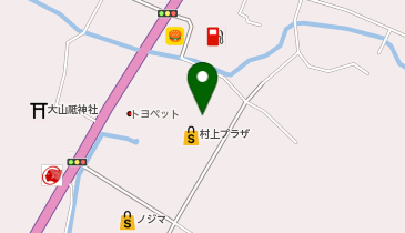 銀座コージーコーナー イオン村上東店の地図画像