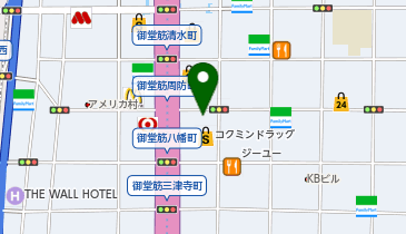 Dr.Martens(ドクターマーチン) 心斎橋ヨーロッパ通り店の地図画像